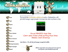 Tablet Screenshot of clickaholics.com